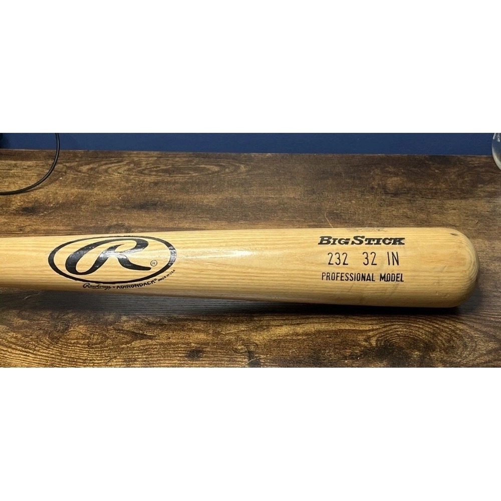 Rawlings Adirondack Pro Big Stick Professional Model 232 Wood Bat 32" USA